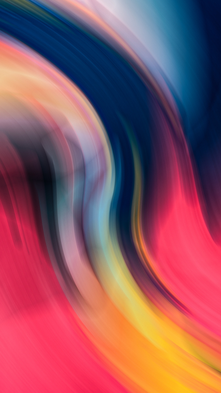 Обои узор, живопись, артист, пурпур, красочность в разрешении 750x1334