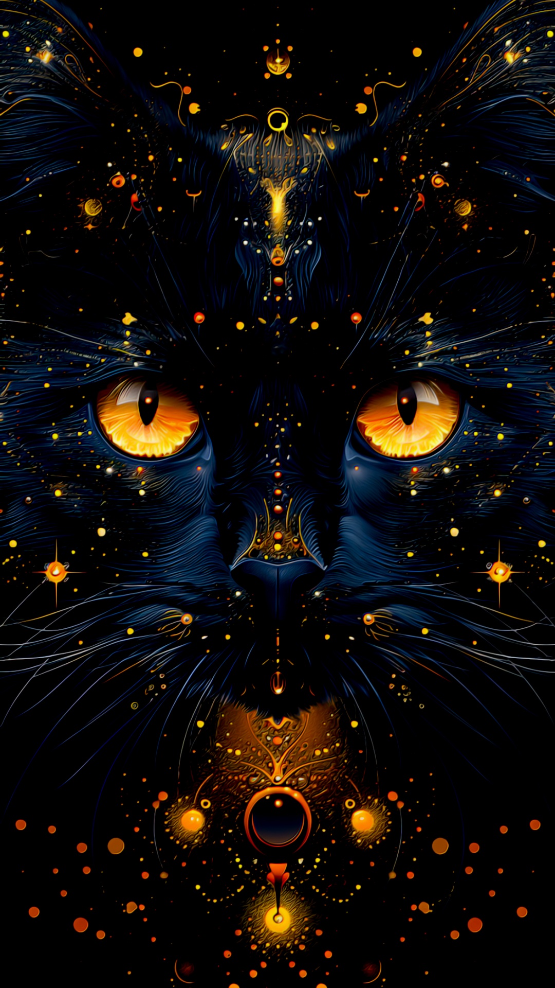 Обои фрактальное искусство, живопись, визуальное искусство, Аватар, бакенбарды в разрешении 1080x1920