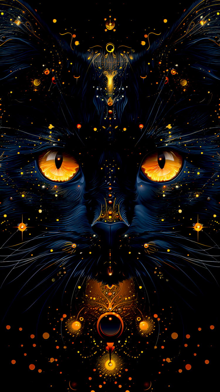 Обои фрактальное искусство, живопись, визуальное искусство, Аватар, бакенбарды в разрешении 750x1334