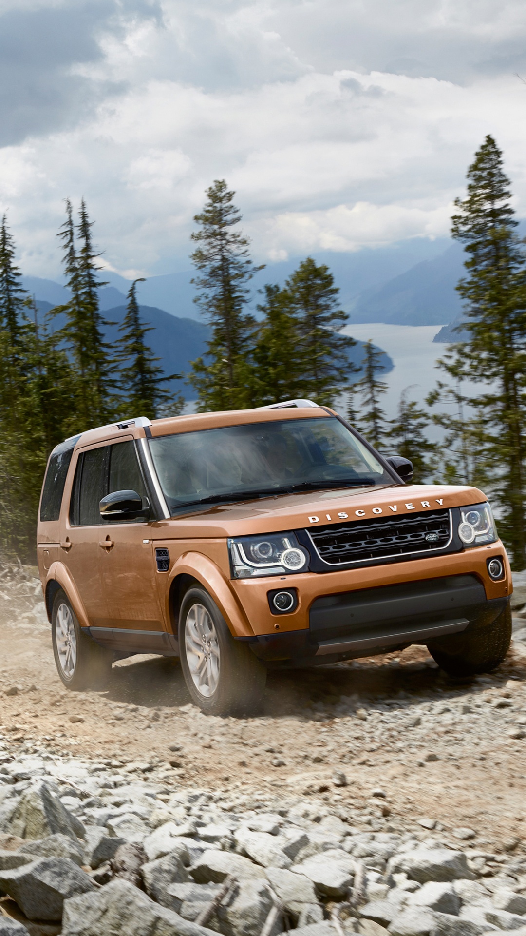 Обои land rover, авто, Офф-роуд, дорога, местность в разрешении 1080x1920