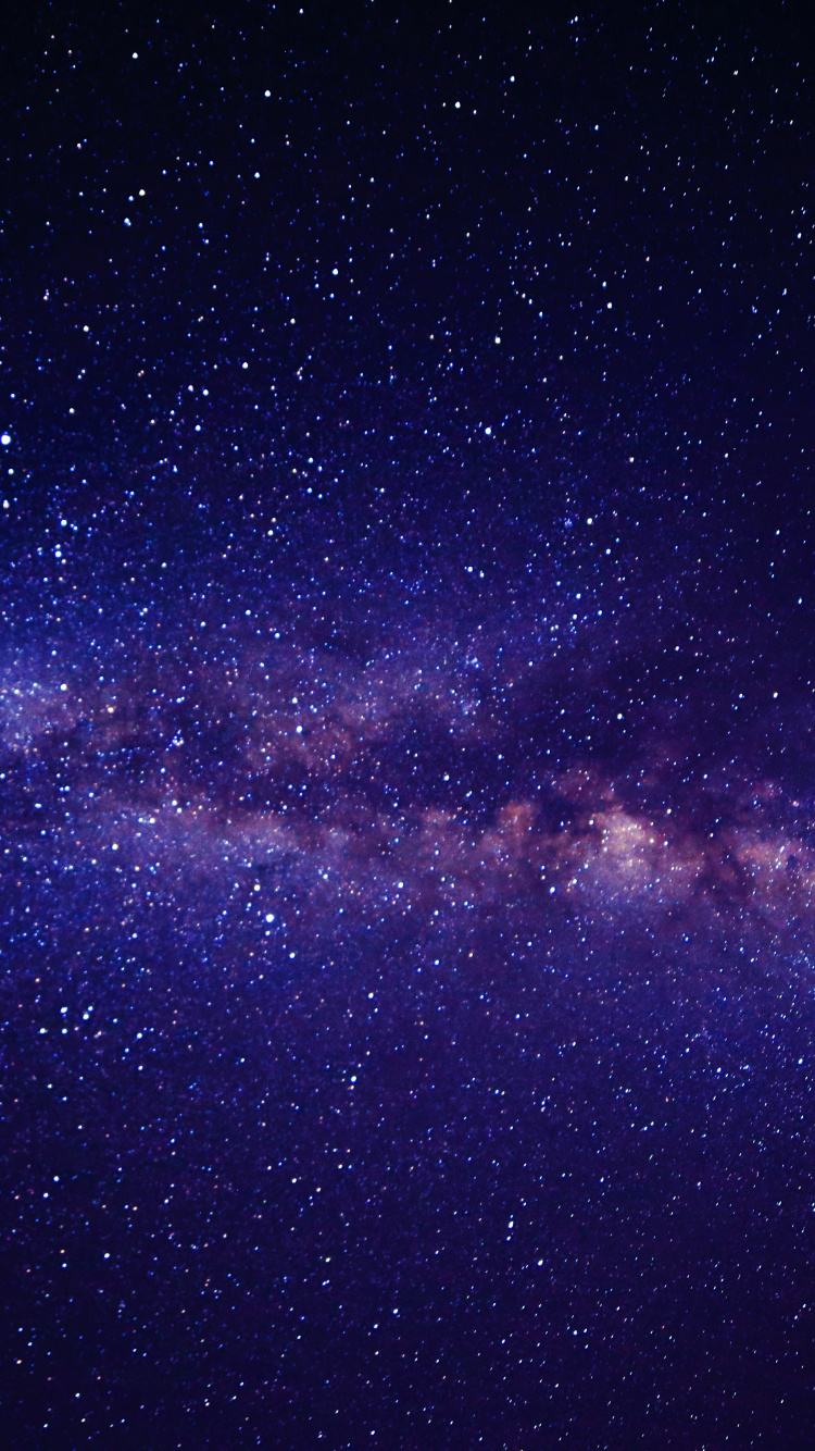 Обои черная дыра, Фиолетовый, ночное небо, Галактика, Астрономия в разрешении 750x1334