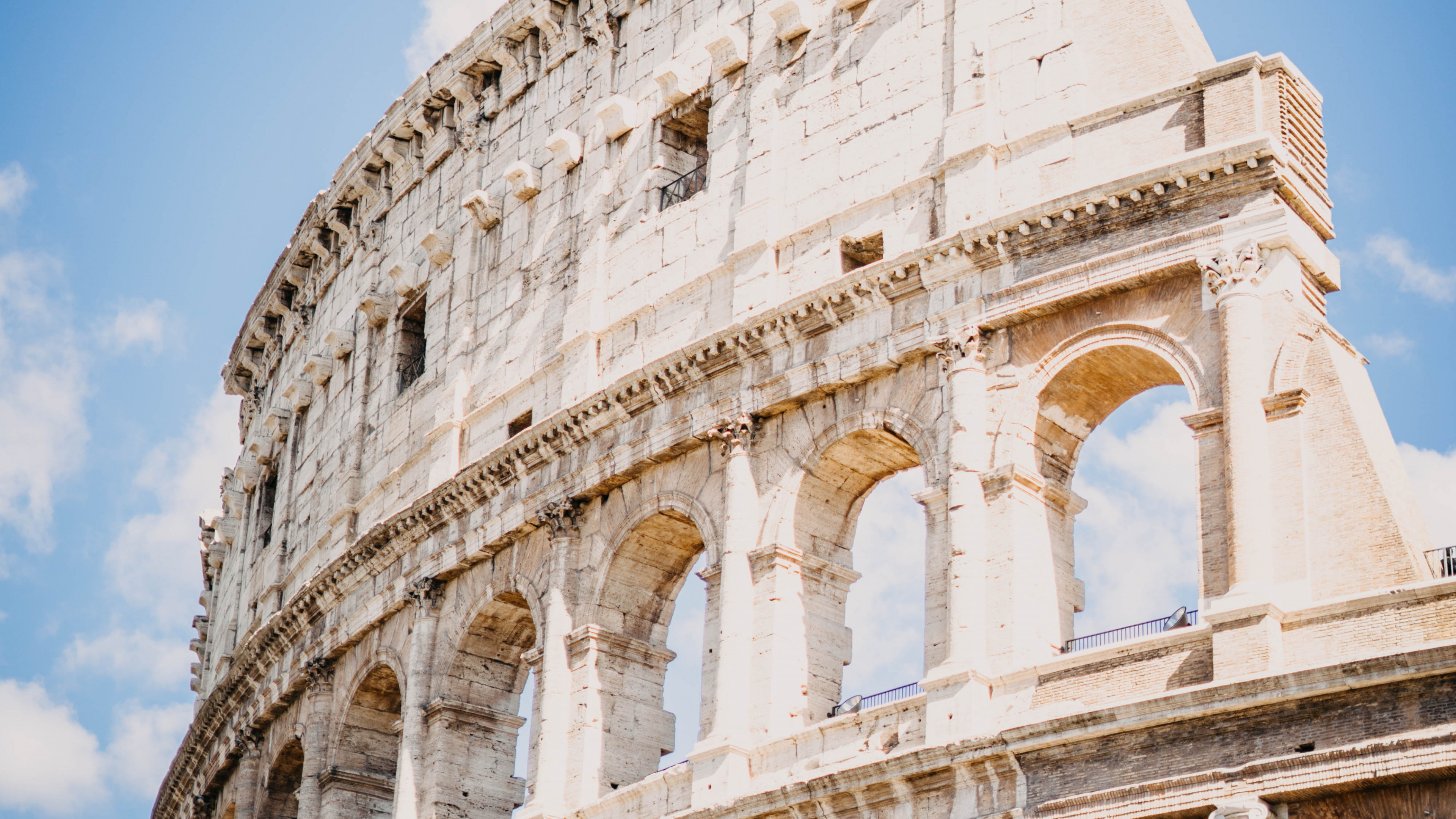 Обои Колизей, Древний римской архитектуры, ориентир, древняя история, архитектура в разрешении 3840x2160