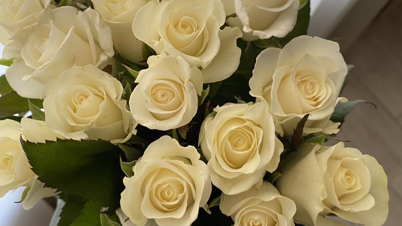 Обои цветочный букет, цветочный дизайн, сад роз, свадьба, срезанные цветы в разрешении 1280x720