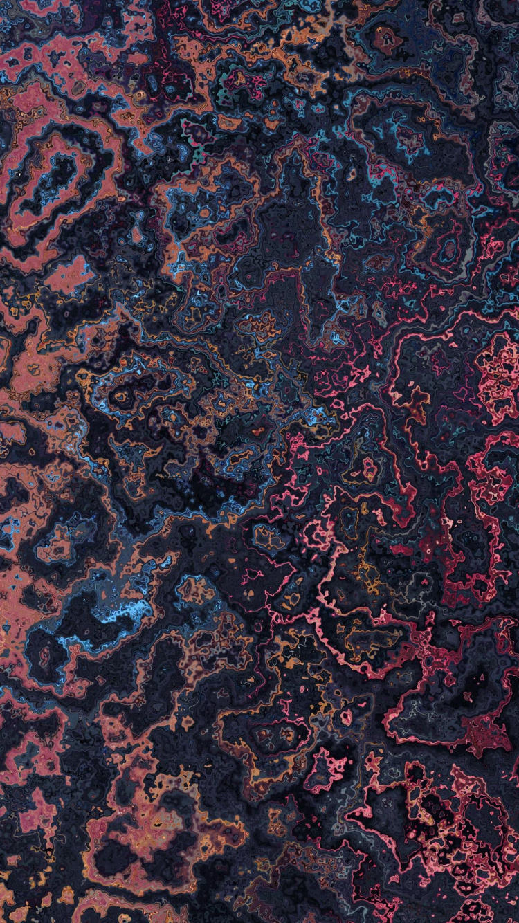 Обои текстура, визуальное искусство, фрактальное искусство, арт, художественная краска в разрешении 750x1334