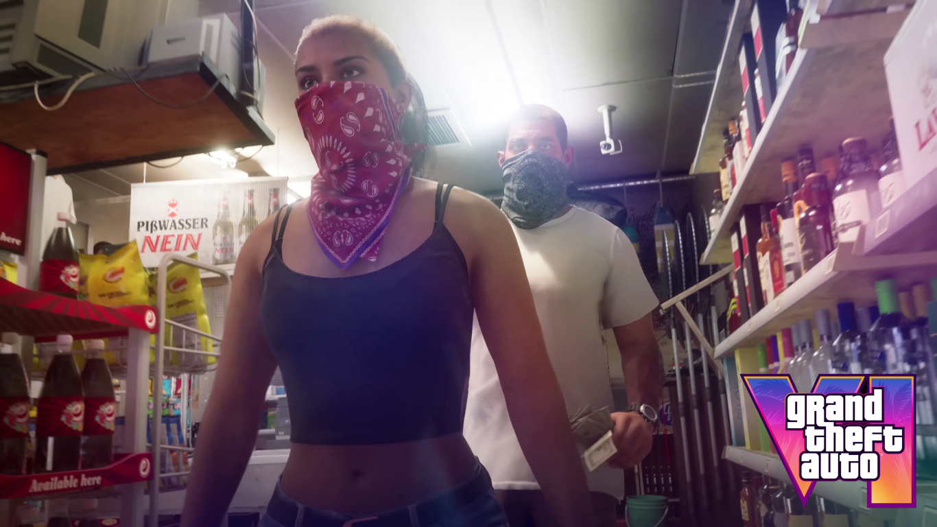 Обои гта, гта ви трейлер, Гта ВИ, Сэм Хаузер, grand theft auto в разрешении 1366x768