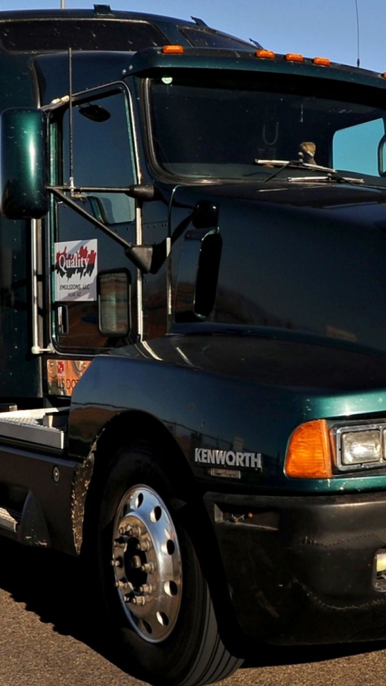 Обои Кенворт, грузовик, транспорт, трейлер тележки, авто в разрешении 750x1334