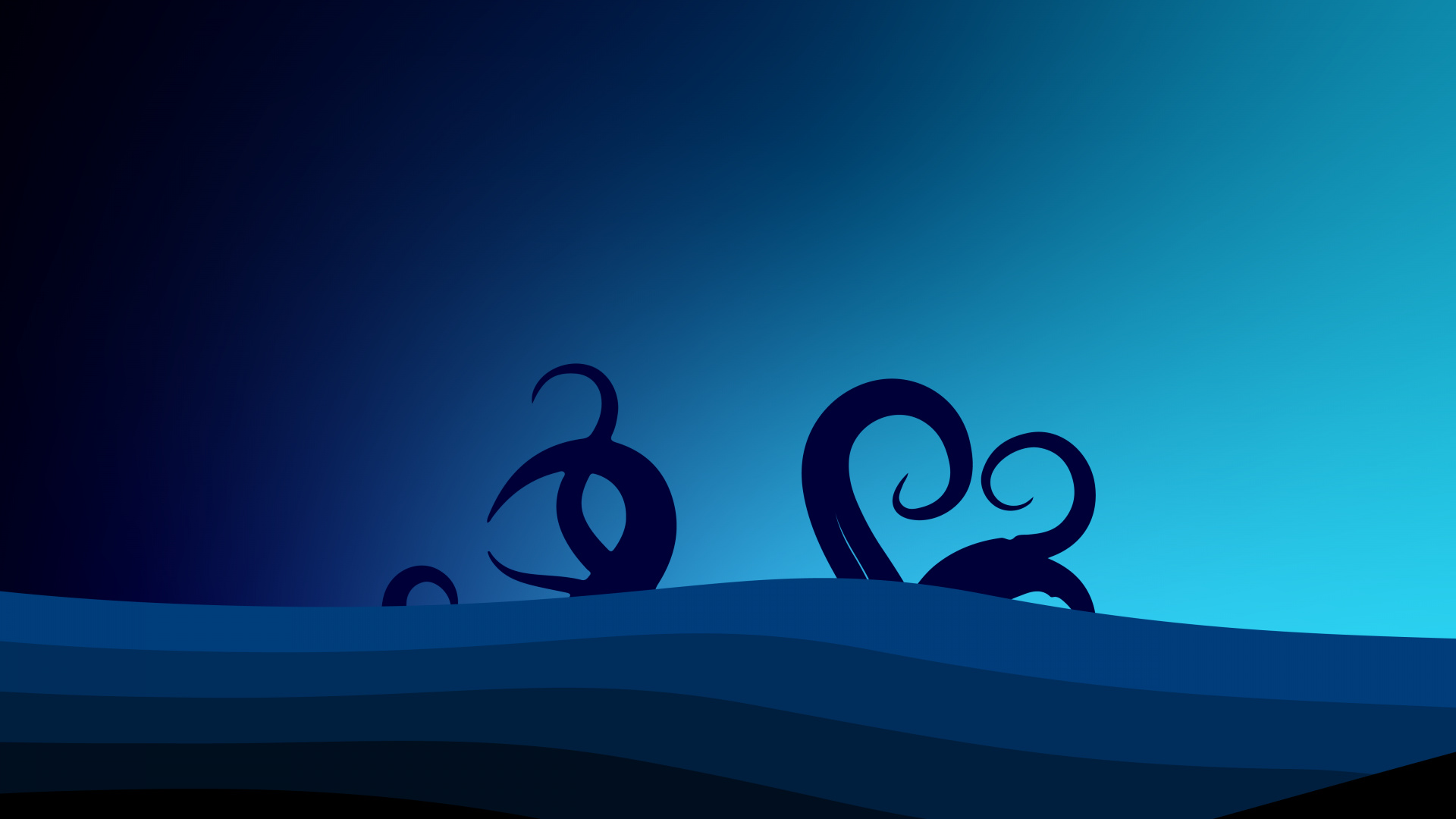 Обои лазурный, облако, Аква, электрик, круг в разрешении 1920x1080