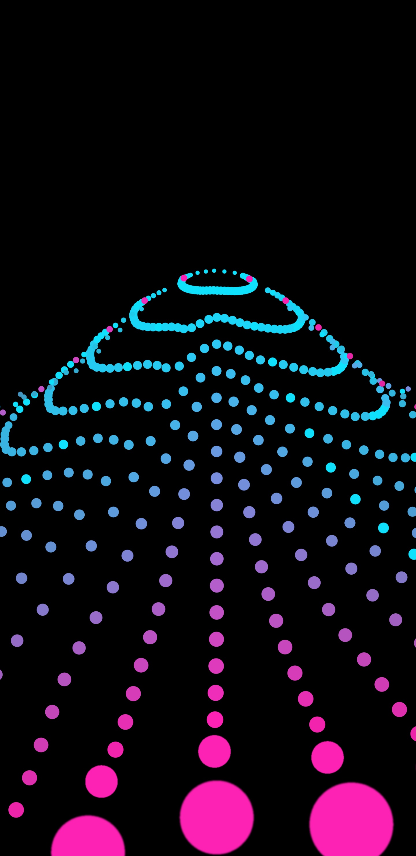 Обои круг, рукав, узор, симметрия, полутона и оттенки в разрешении 1440x2960