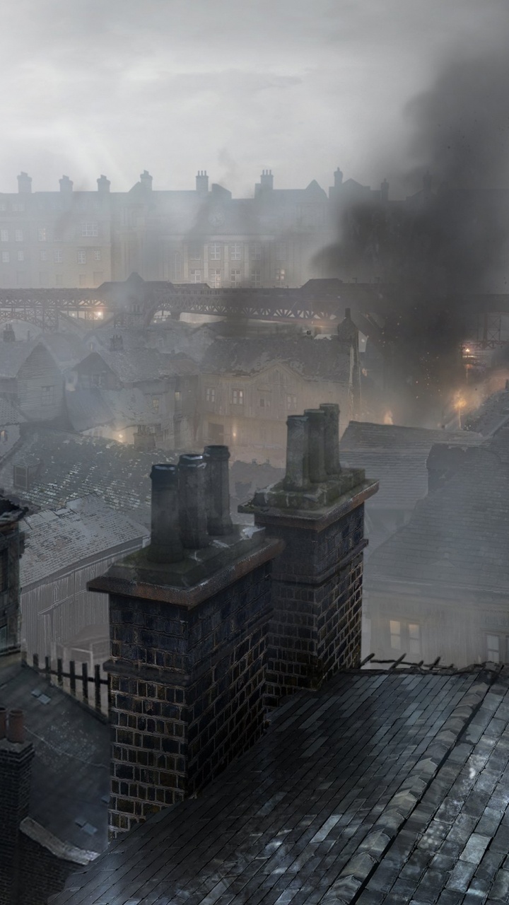 Обои концепт арт, playstation 4, арт, атмосфера, метрополия в разрешении 720x1280