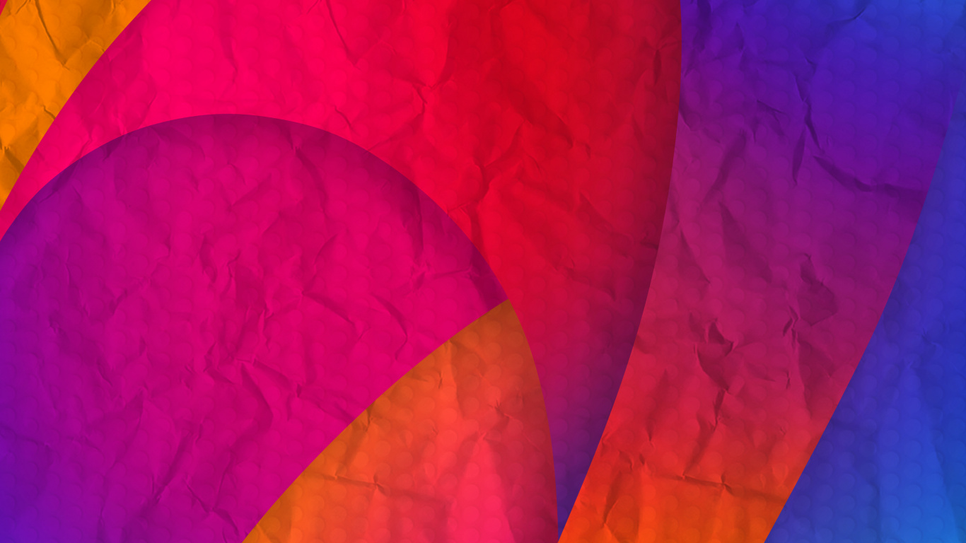 Обои Оранжевый цвет, арт, акриловая краска, красочность, лазурный в разрешении 1366x768