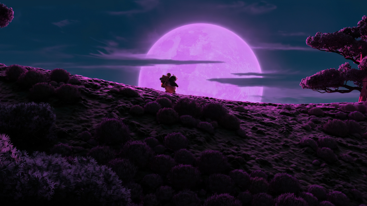 Обои студия DreamWorks Animation, Мастер Шифу, вода, атмосфера, растение в разрешении 1280x720