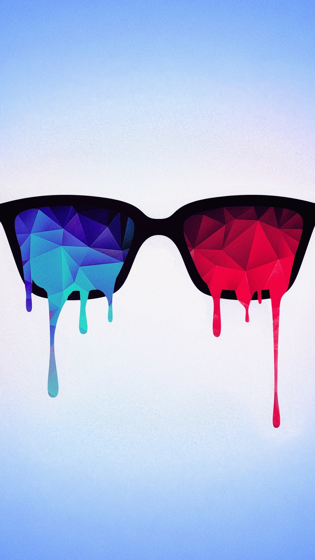 Обои очки арт, арт, визуальное искусство, живопись, графический дизайн в разрешении 1080x1920