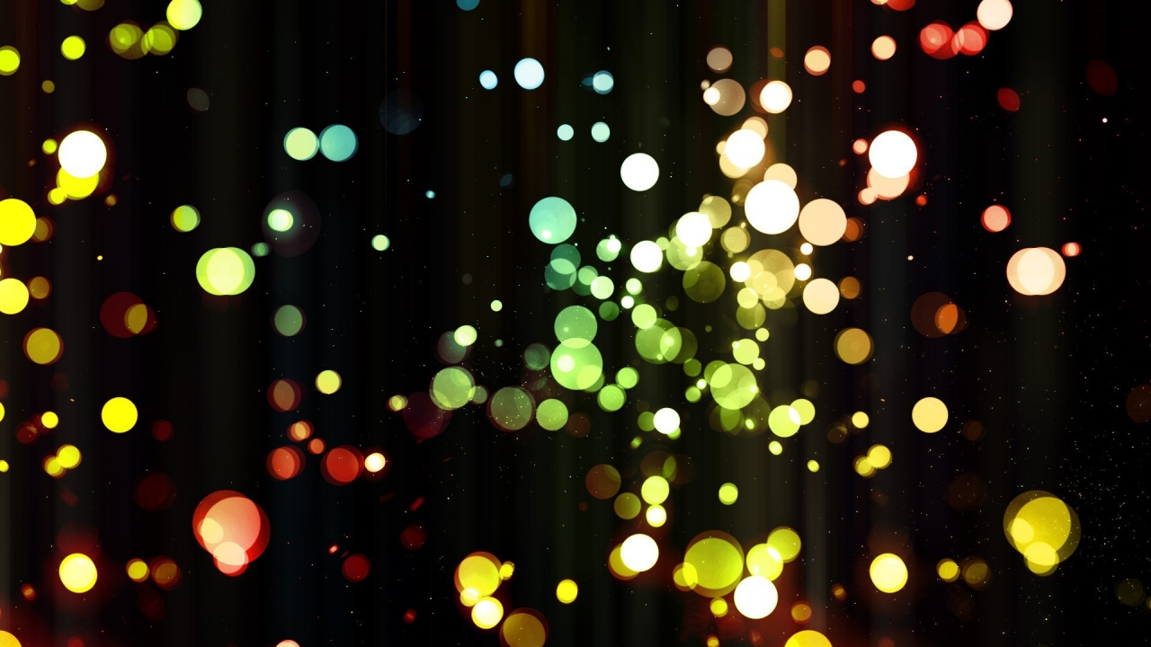 Обои свет, освещение, круг, узор, ночь в разрешении 1280x720