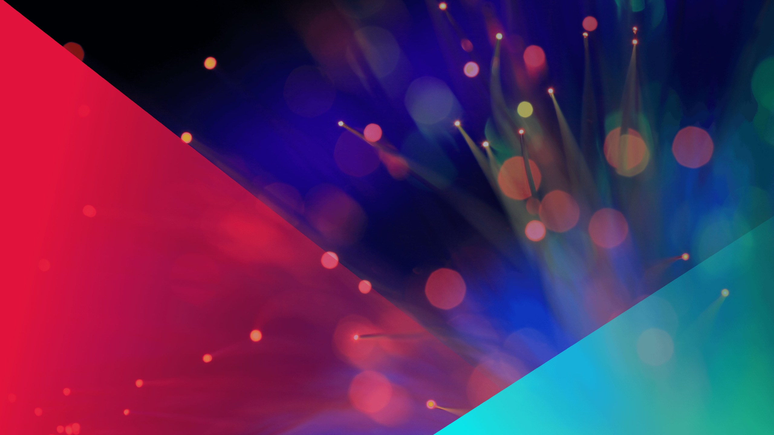 Обои свет, космос, дискотека, освещение, боке в разрешении 2560x1440