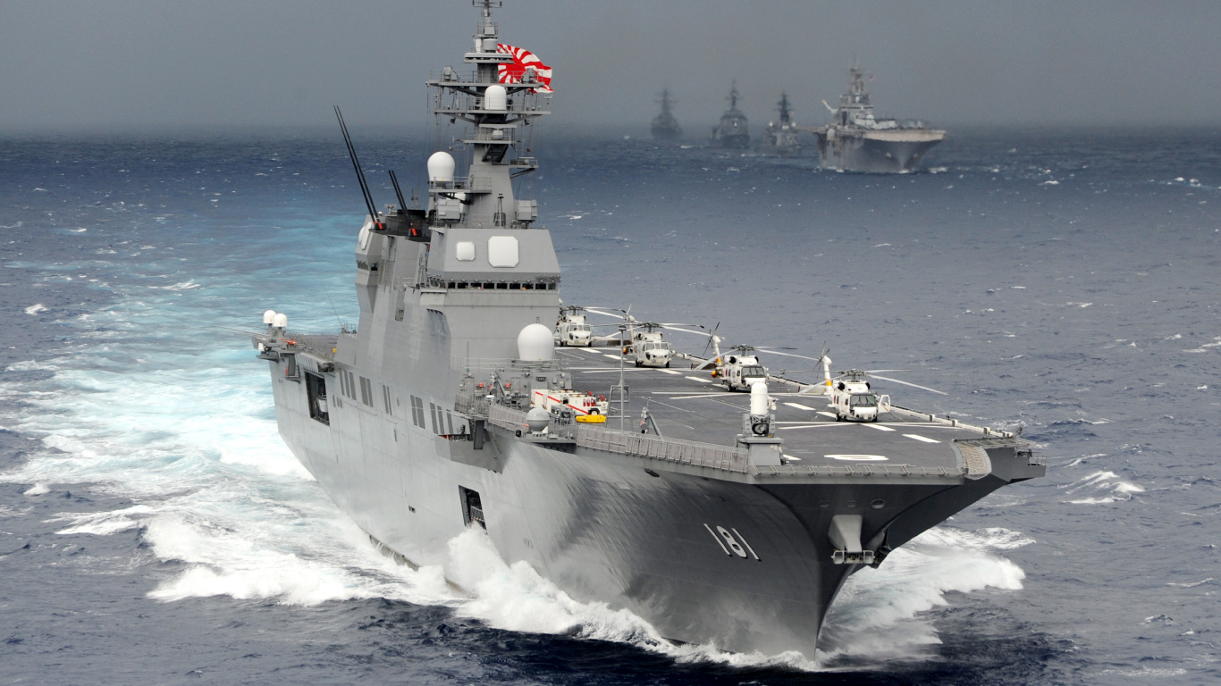Обои военный корабль, корабль, морское ведомство, лодка, док десантный корабль в разрешении 1366x768