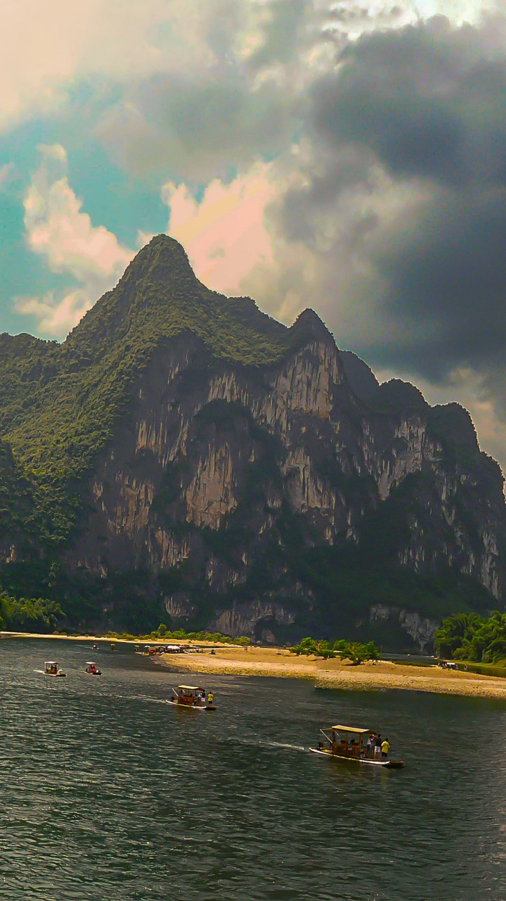 Обои природа, гора, горный рельеф, нагорье, реки в разрешении 720x1280