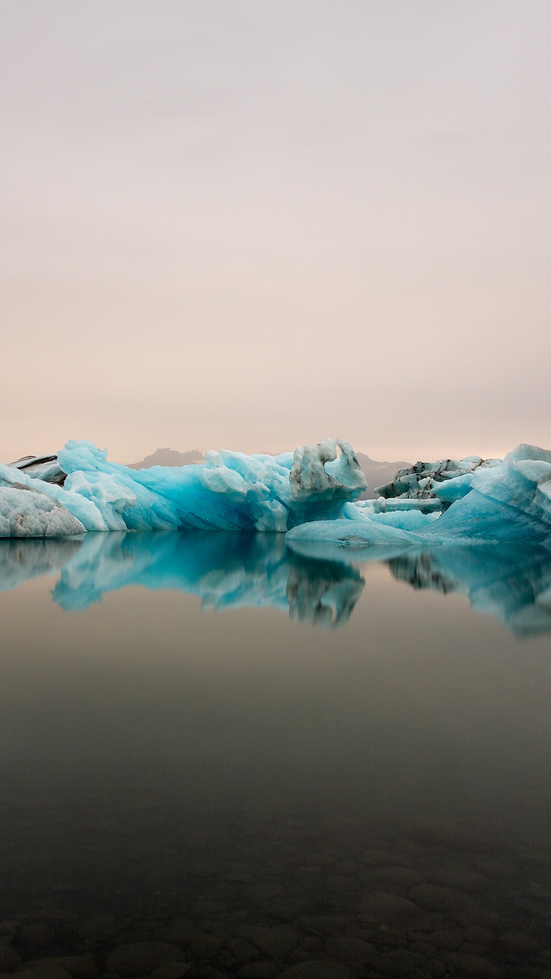 Обои вода, айсберг, ледник, лед, полярные льды в разрешении 1080x1920