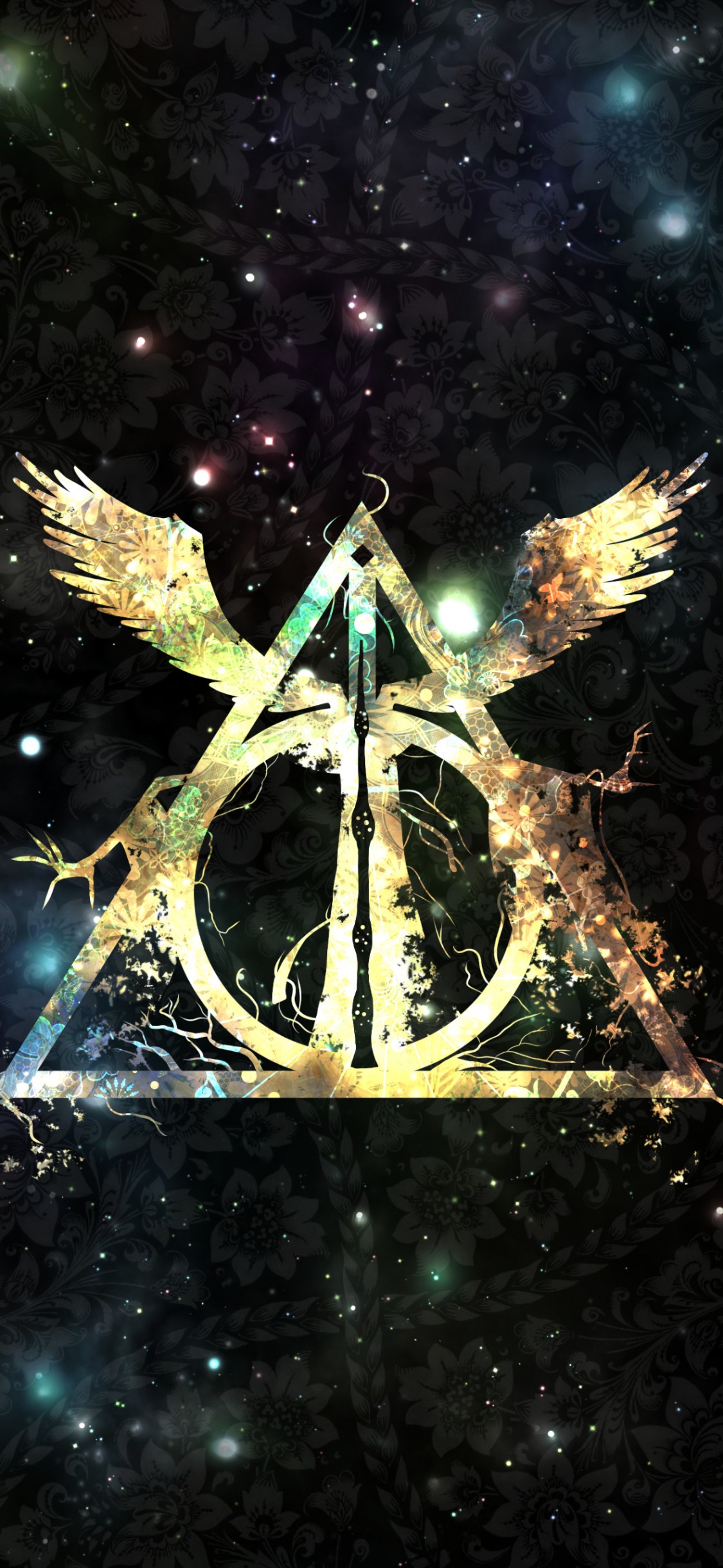 Обои Гарри Поттер, Лорд Волдеморт, Рон Уизли, Симус Финниган, Драко Малфой в разрешении 1125x2436