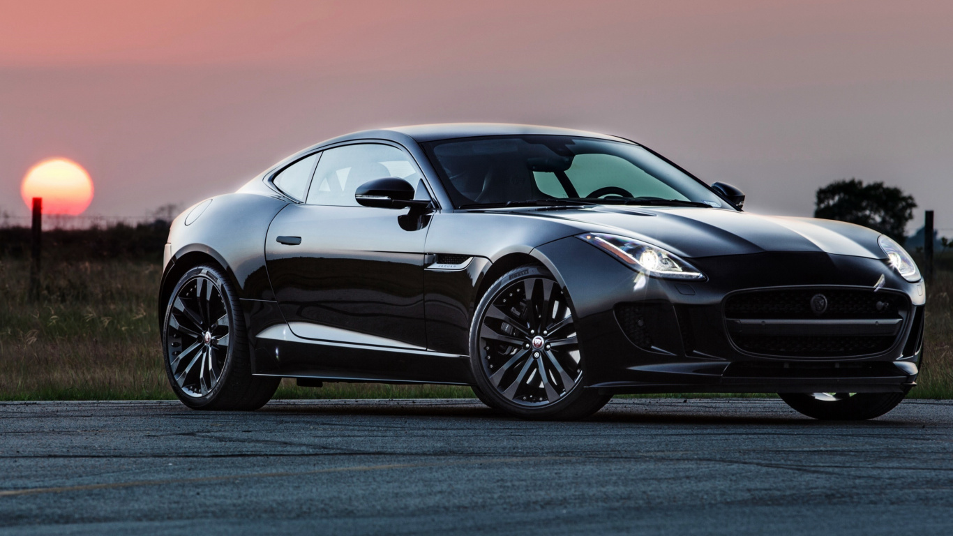 Обои Ягуар, суперкар, колесо, купе, нагнетатель в разрешении 1366x768