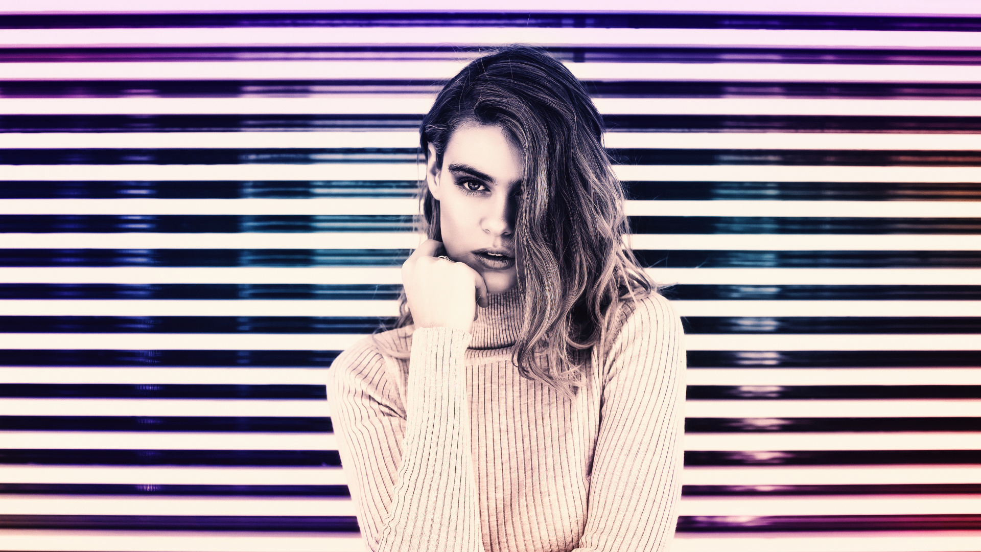 Обои плечо, красота, Лирика, ремикс, губа в разрешении 1920x1080