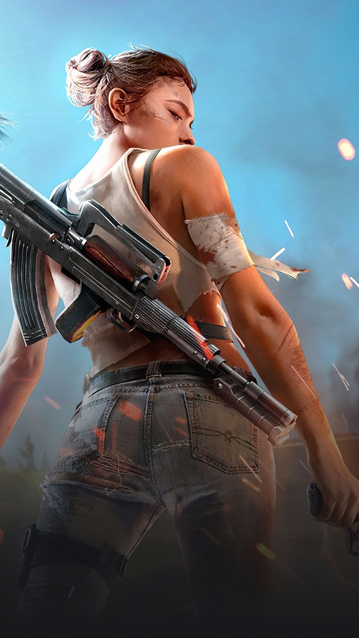 Обои Бесплатные Garena Огонь, Free Fire Continental Series 2020, гарена, киберспорт, музыкальный инструмент в разрешении 720x1280