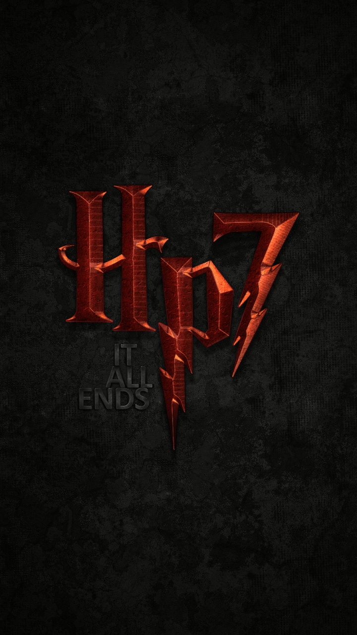 Обои темнота, лого, красный цвет, черный, текст в разрешении 720x1280