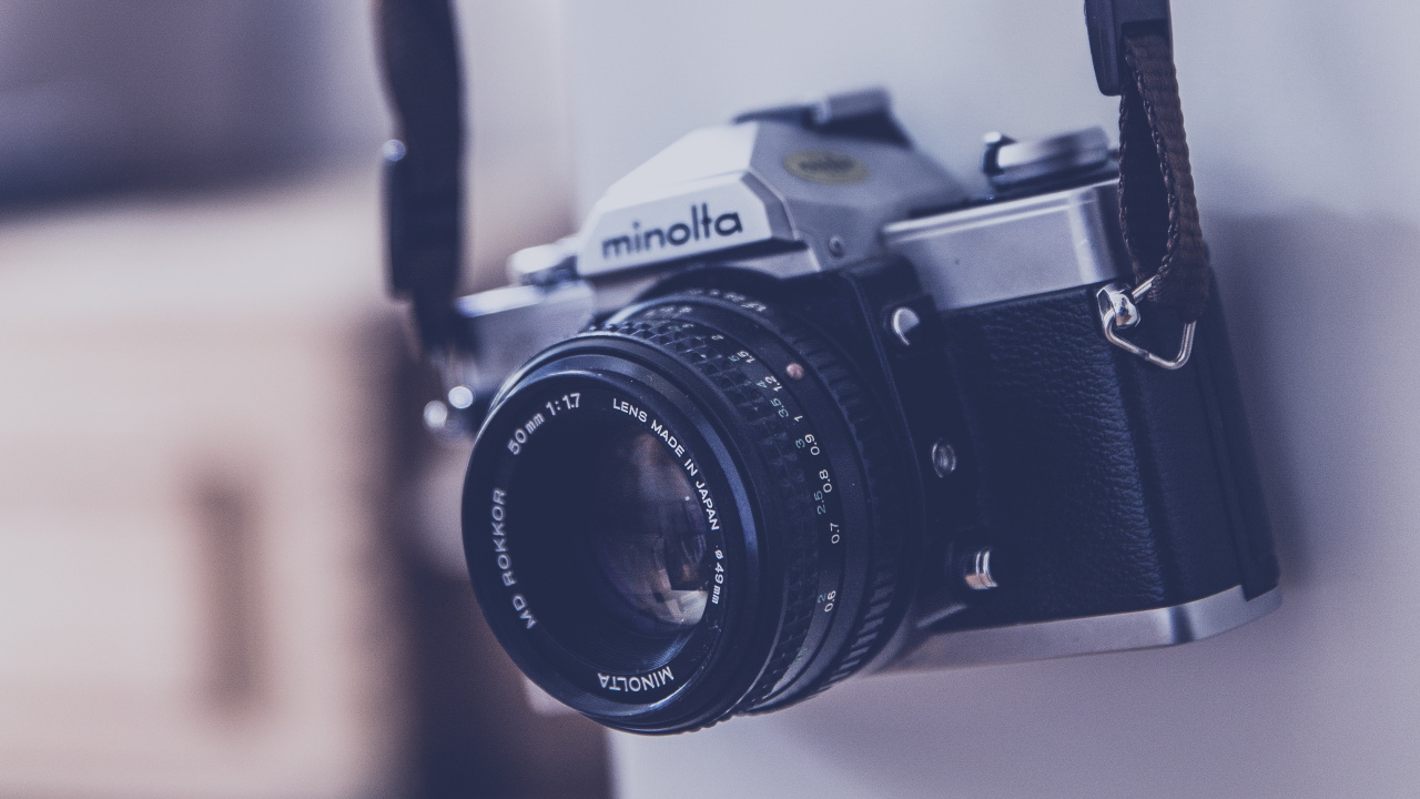 Обои камера, объектив камеры, цифровые зеркальные, оптика камеры, материальное свойство в разрешении 1280x720