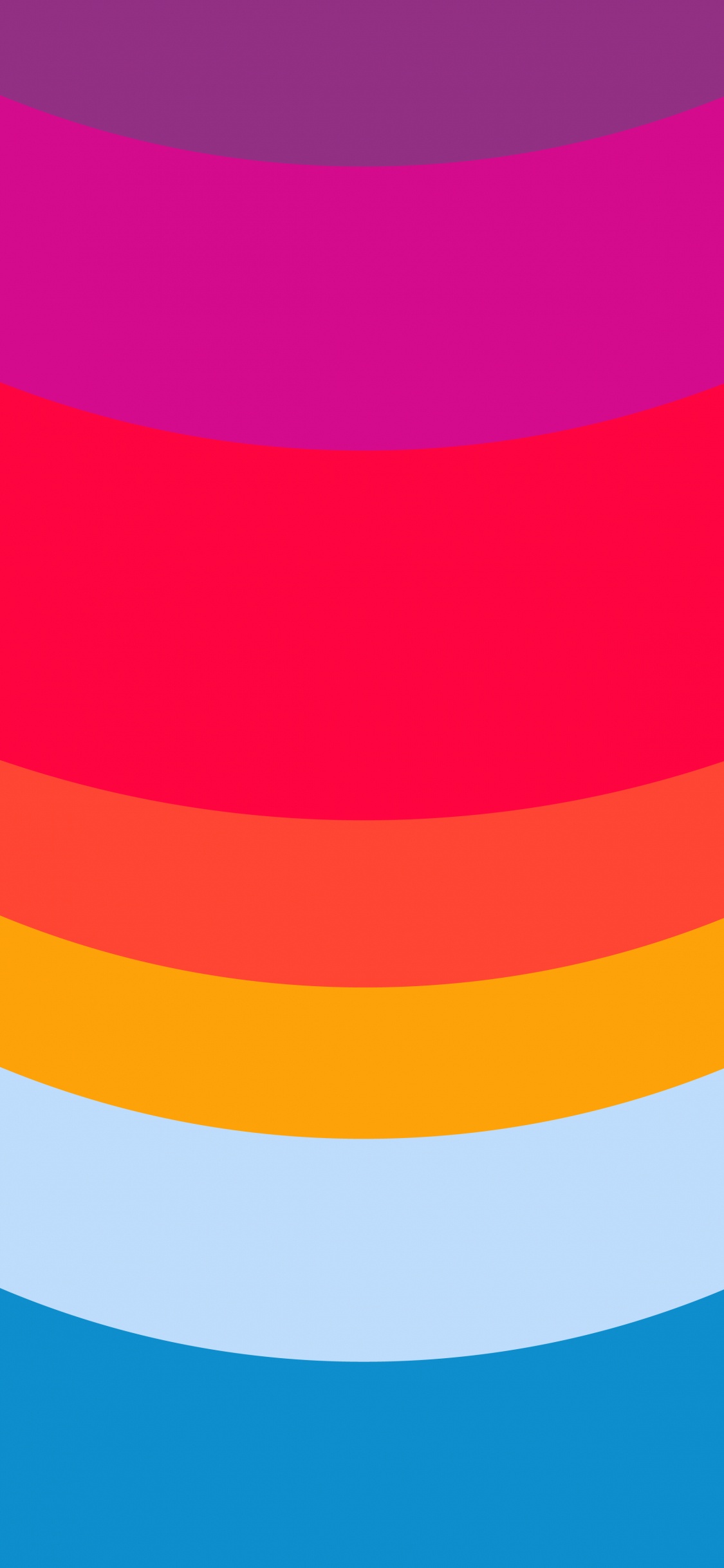 Обои ios, красочность, розовый, материальное свойство, пурпурный цвет в разрешении 1125x2436