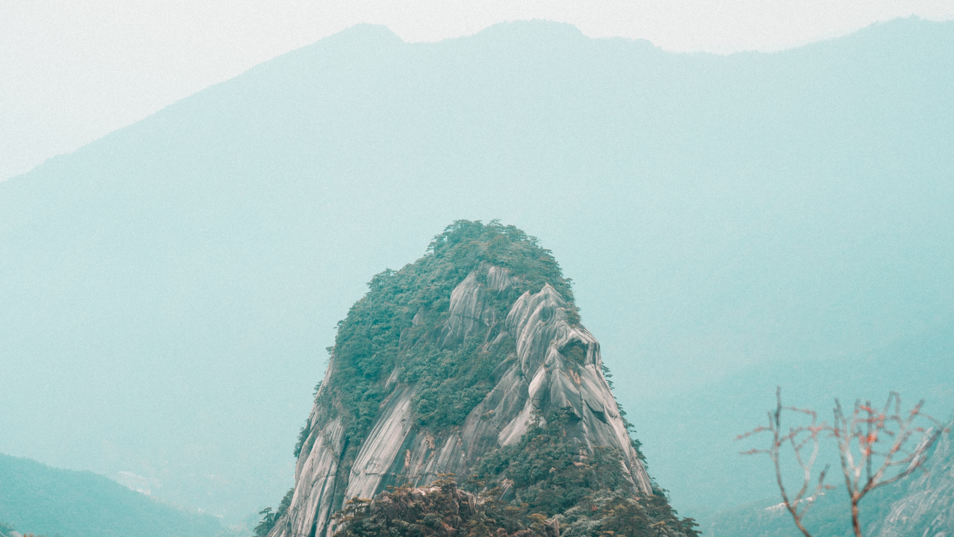 Обои гора, горный хребет, хребет, горный рельеф, горная станция в разрешении 3840x2160