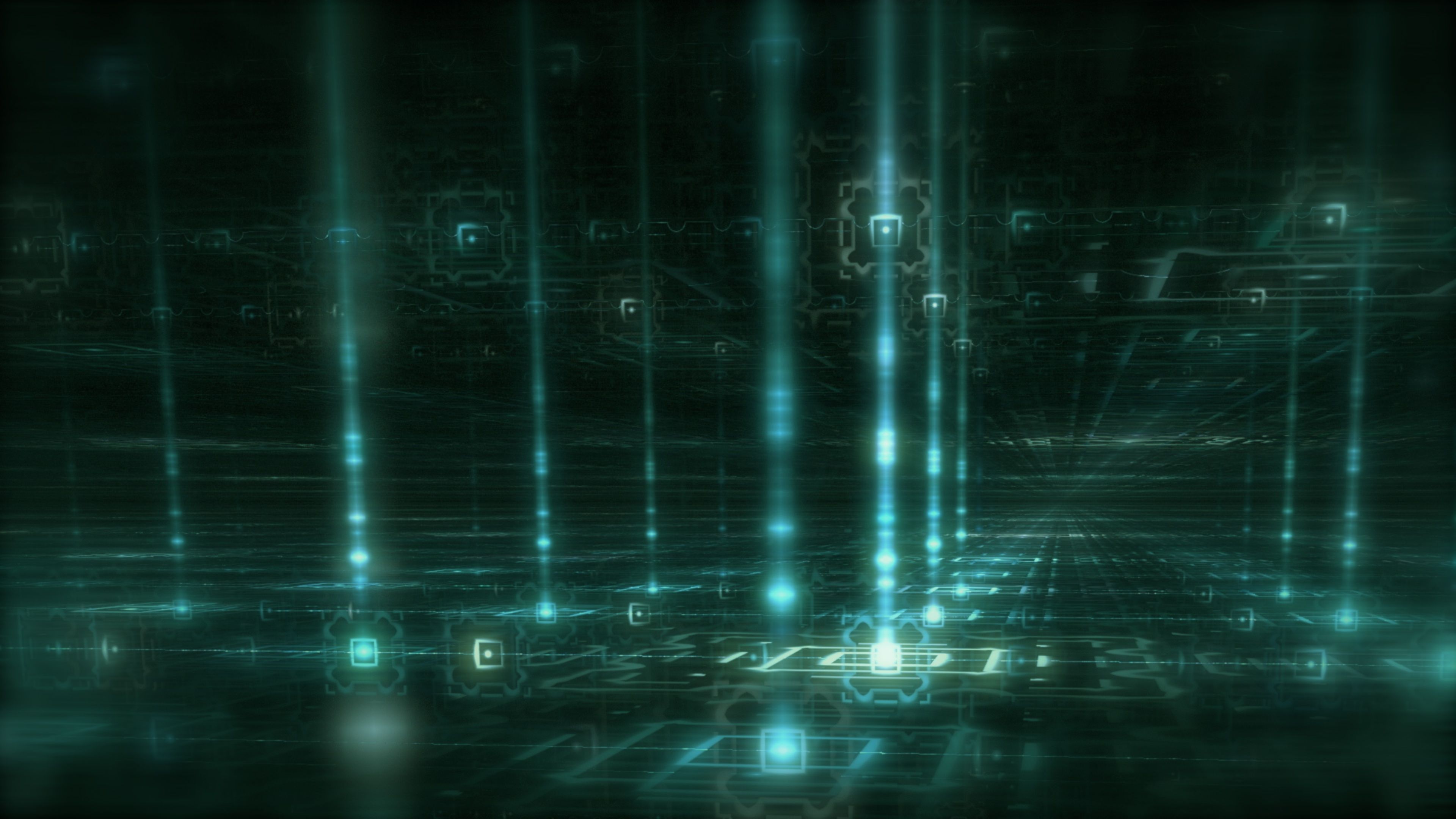 Обои цифровое искусство, свет, атмосфера, темнота, космос в разрешении 3840x2160