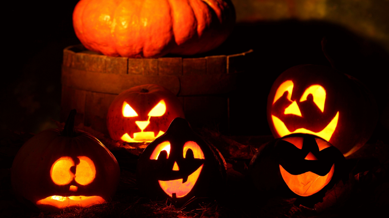 Обои калебас, зимний сквош, тыквенных, тыква, резьба в разрешении 1366x768