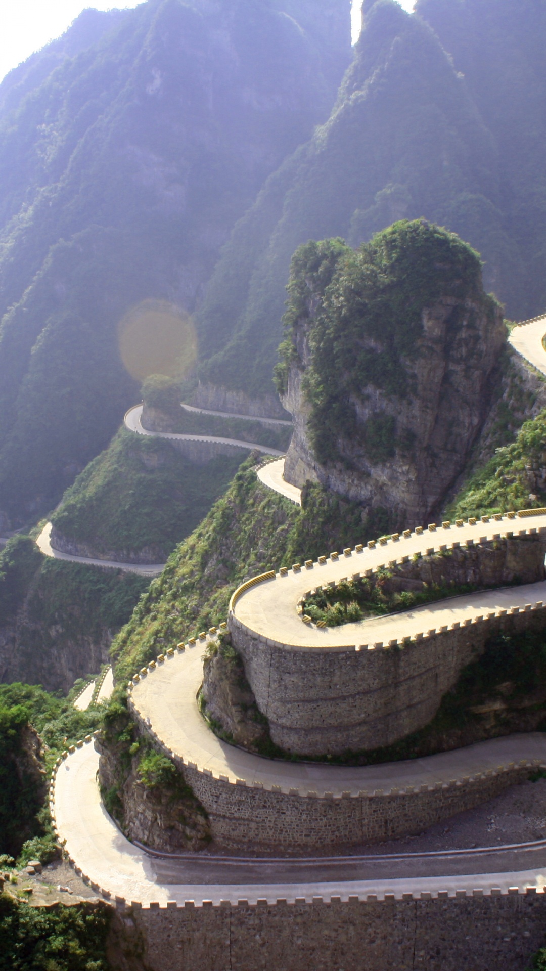 Обои Гора Тяньмэнь, Национальный Парк Горы Тяньмэнь, Горы Тяньцзи, гора, горная станция в разрешении 1080x1920