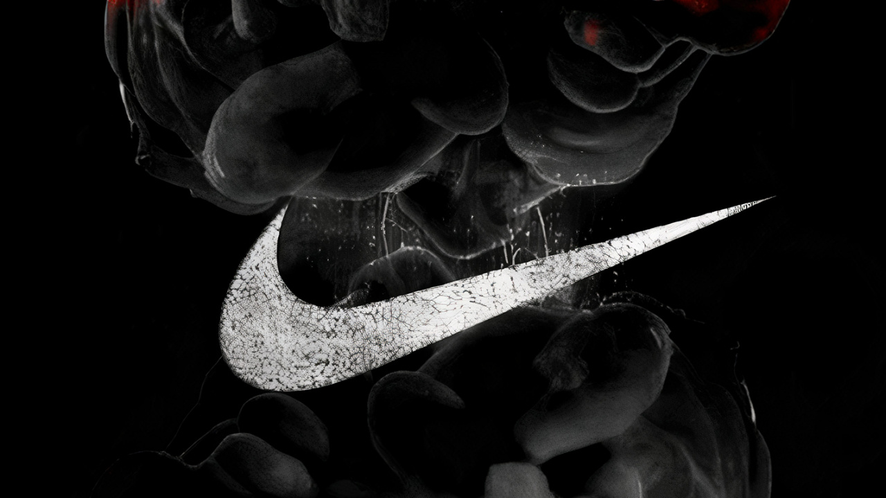 Обои nike, кеды, башмак, белые, свет в разрешении 1280x720