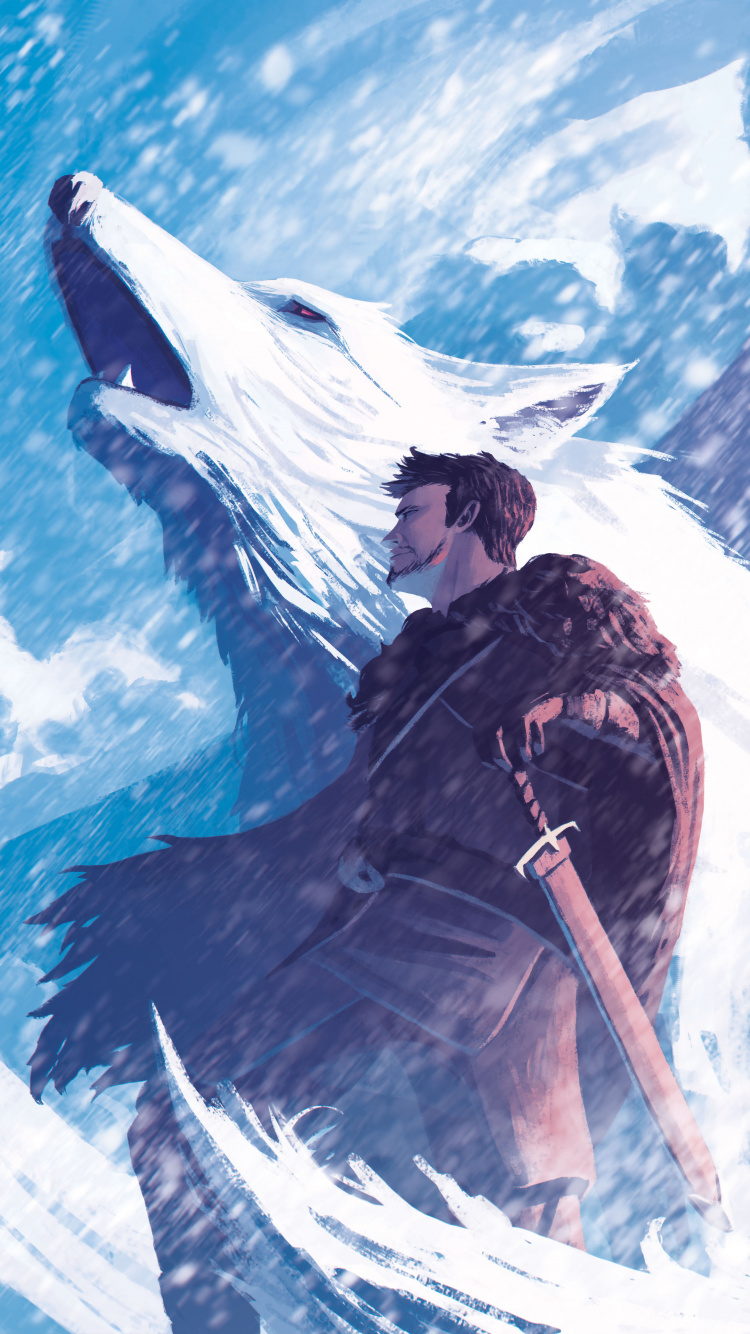 Обои Игра престолов, Джон Сноу, дейенерис таргариен, Винтерфелл, Игра Престолов - 8 сезон в разрешении 750x1334