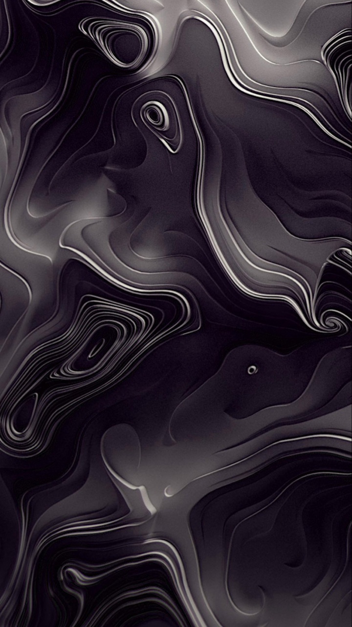 Обои apple, черный, вода, узор, дизайн в разрешении 720x1280