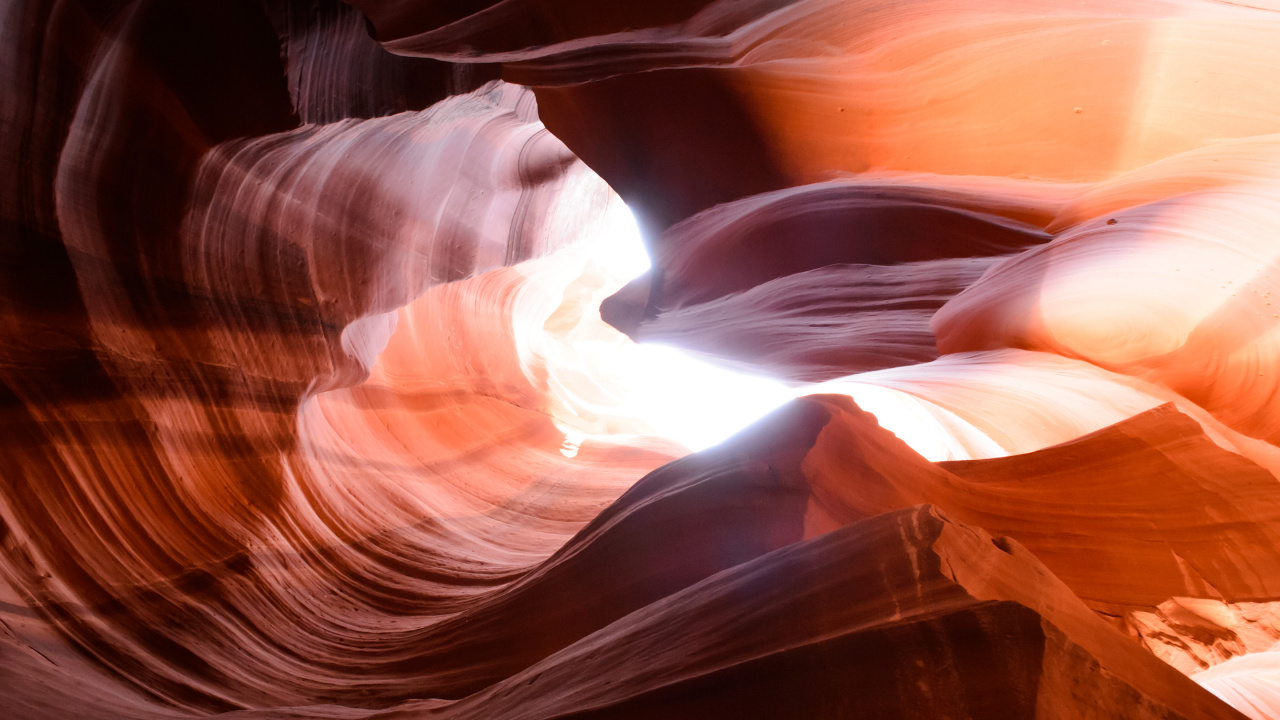 Обои каньон антилопы, страница, каньон, Каньон Х, Верхний Каньон Антилопы в разрешении 1280x720