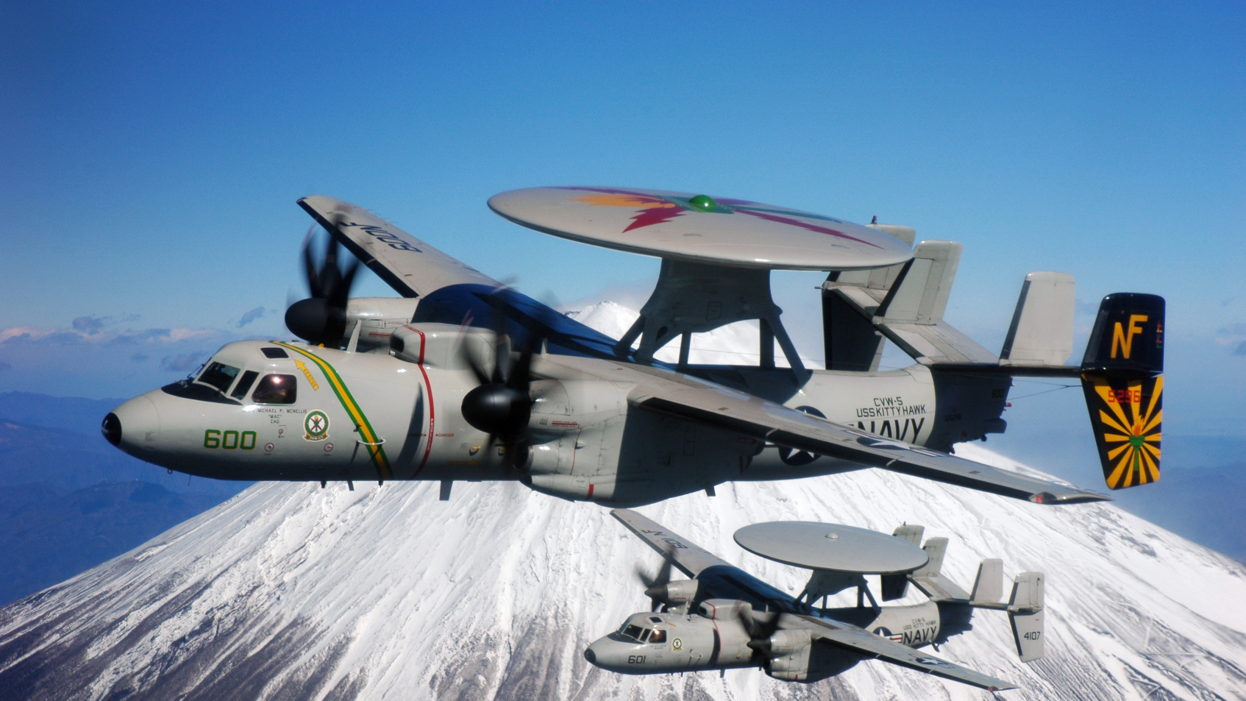 Обои самолеты, военно морской флот США, военный самолет, Грумман, самолет в разрешении 2560x1440