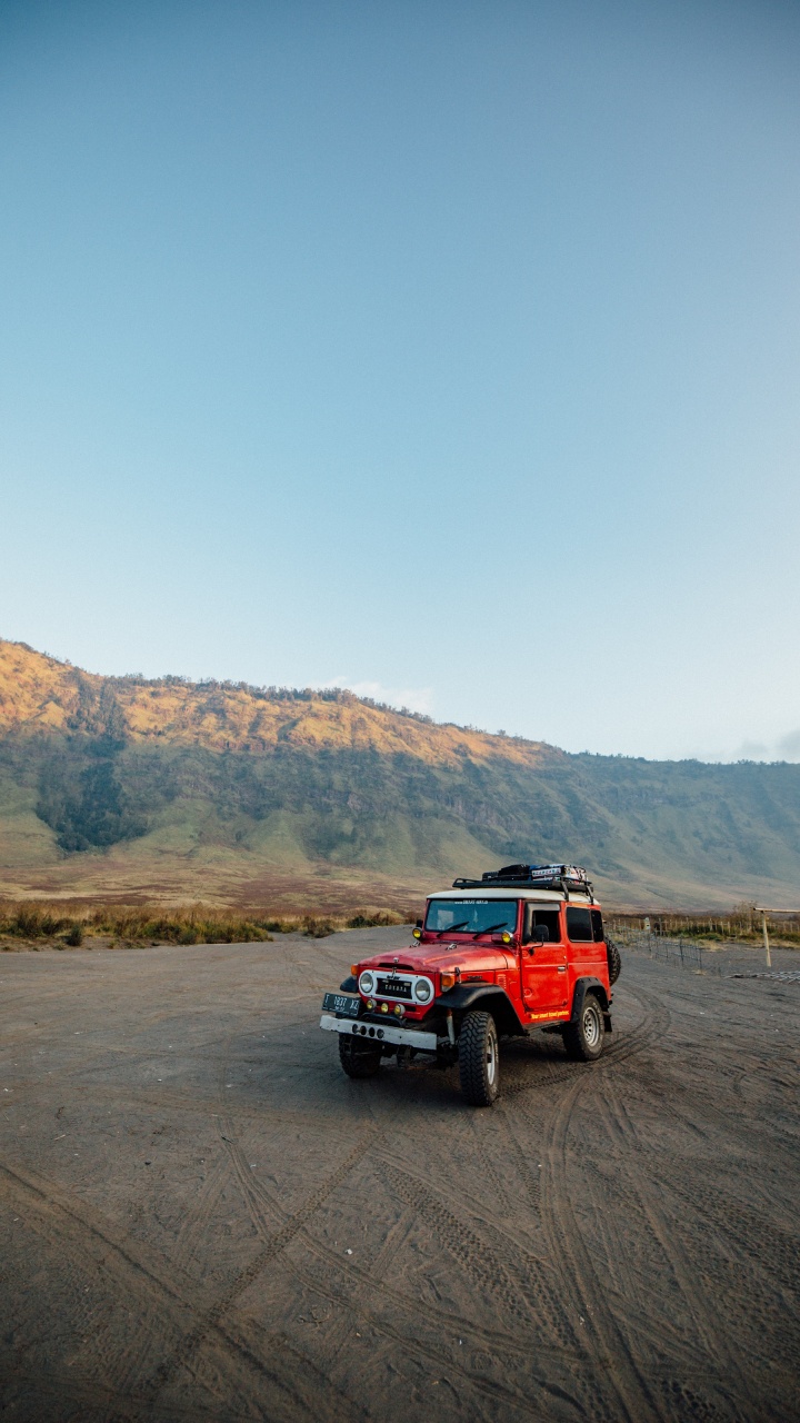 Обои авто, toyota, Ралли регулярность, Офф-роуд, пейзаж в разрешении 720x1280