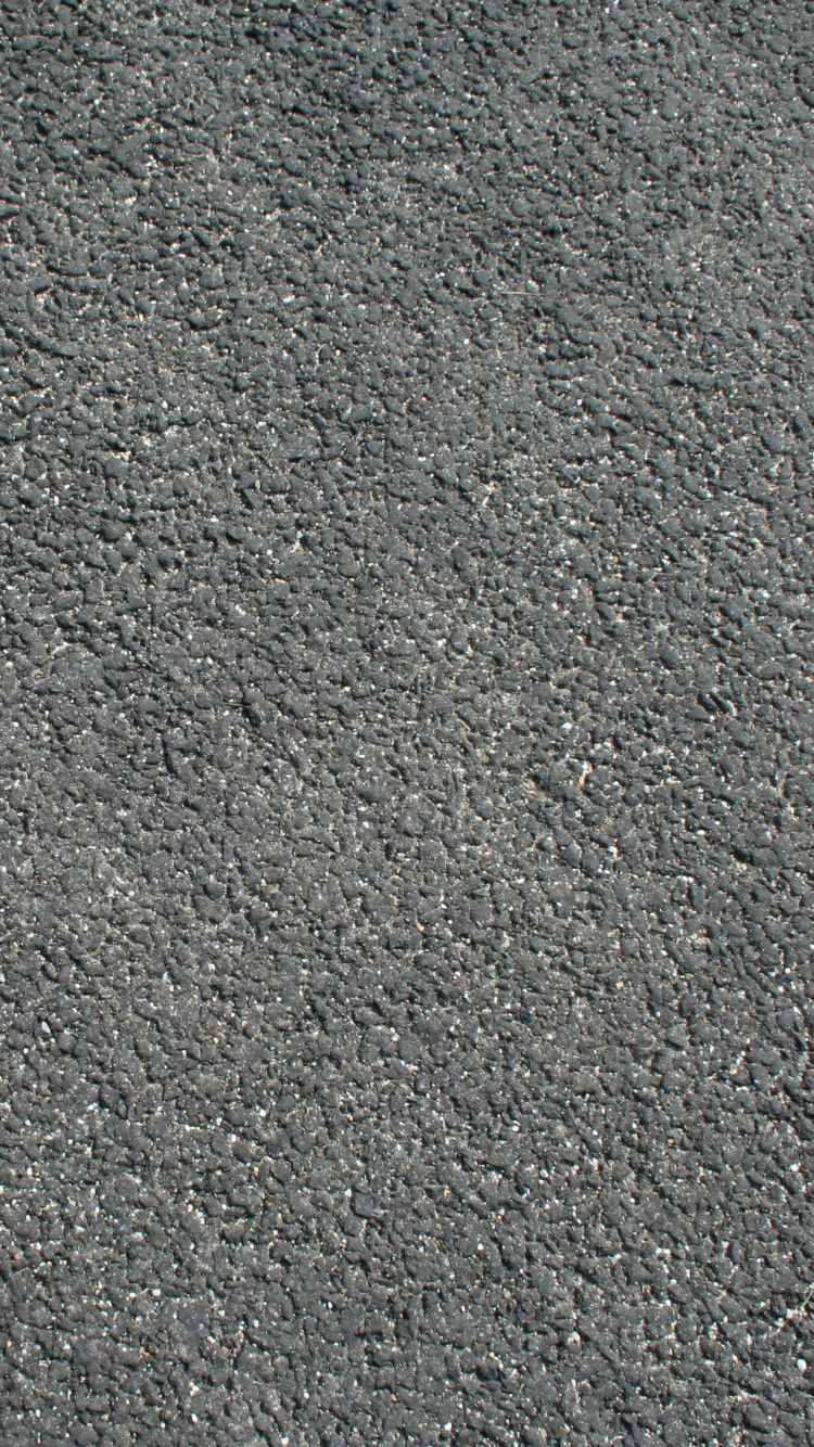 Обои асфальт, дорожное покрытие, серый цвет, гранит, материал в разрешении 750x1334