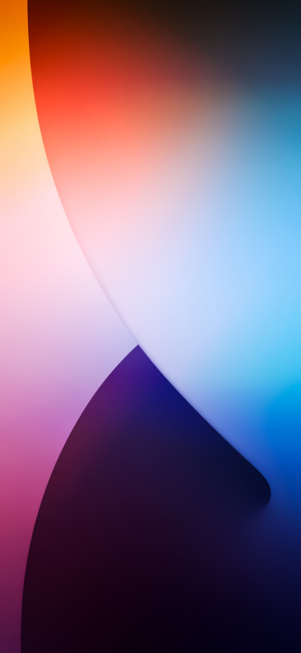 Обои атмосфера, земля, атмосфера земли, красочность, пурпур в разрешении 1242x2688