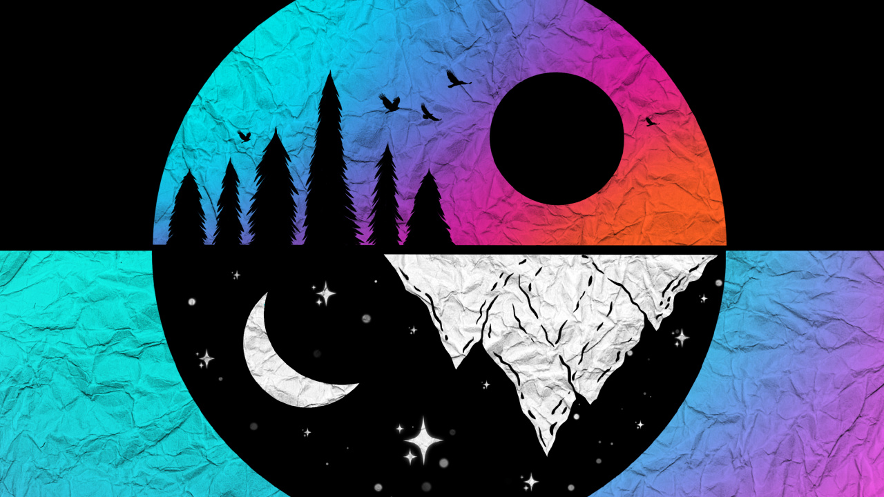 Обои графический дизайн, рисование, глаз, живопись, арт в разрешении 1280x720