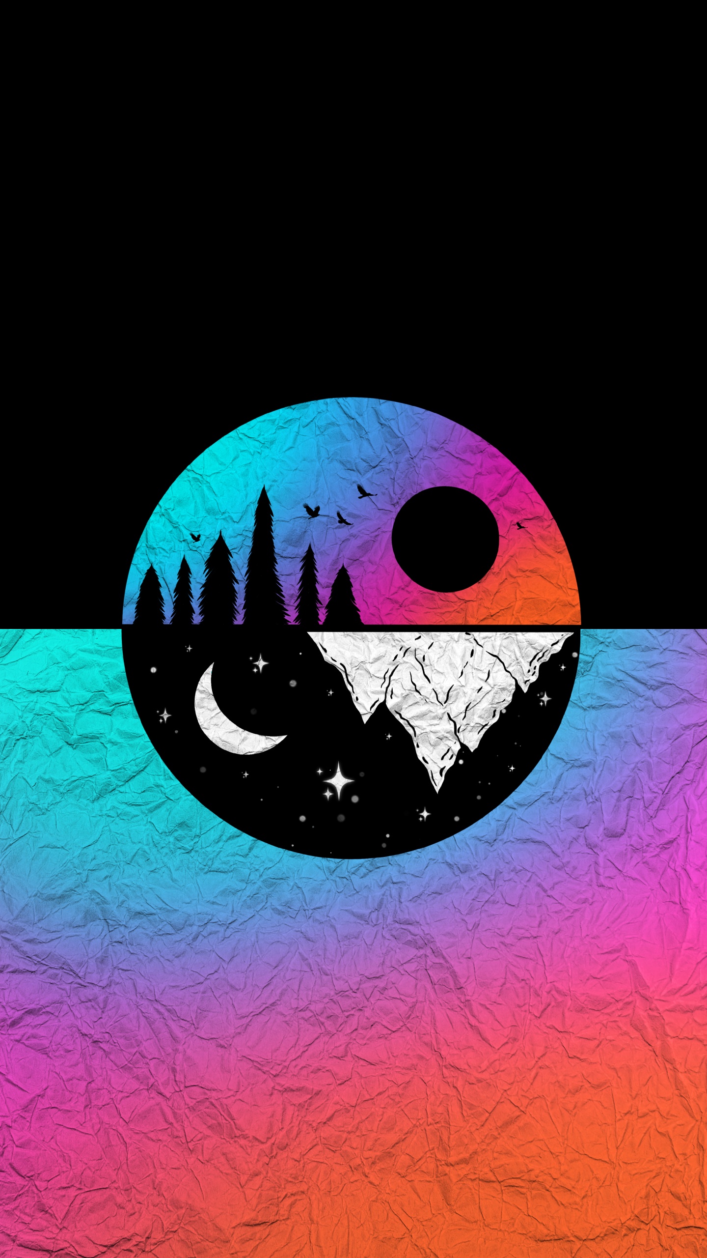 Обои графический дизайн, рисование, глаз, живопись, арт в разрешении 1440x2560