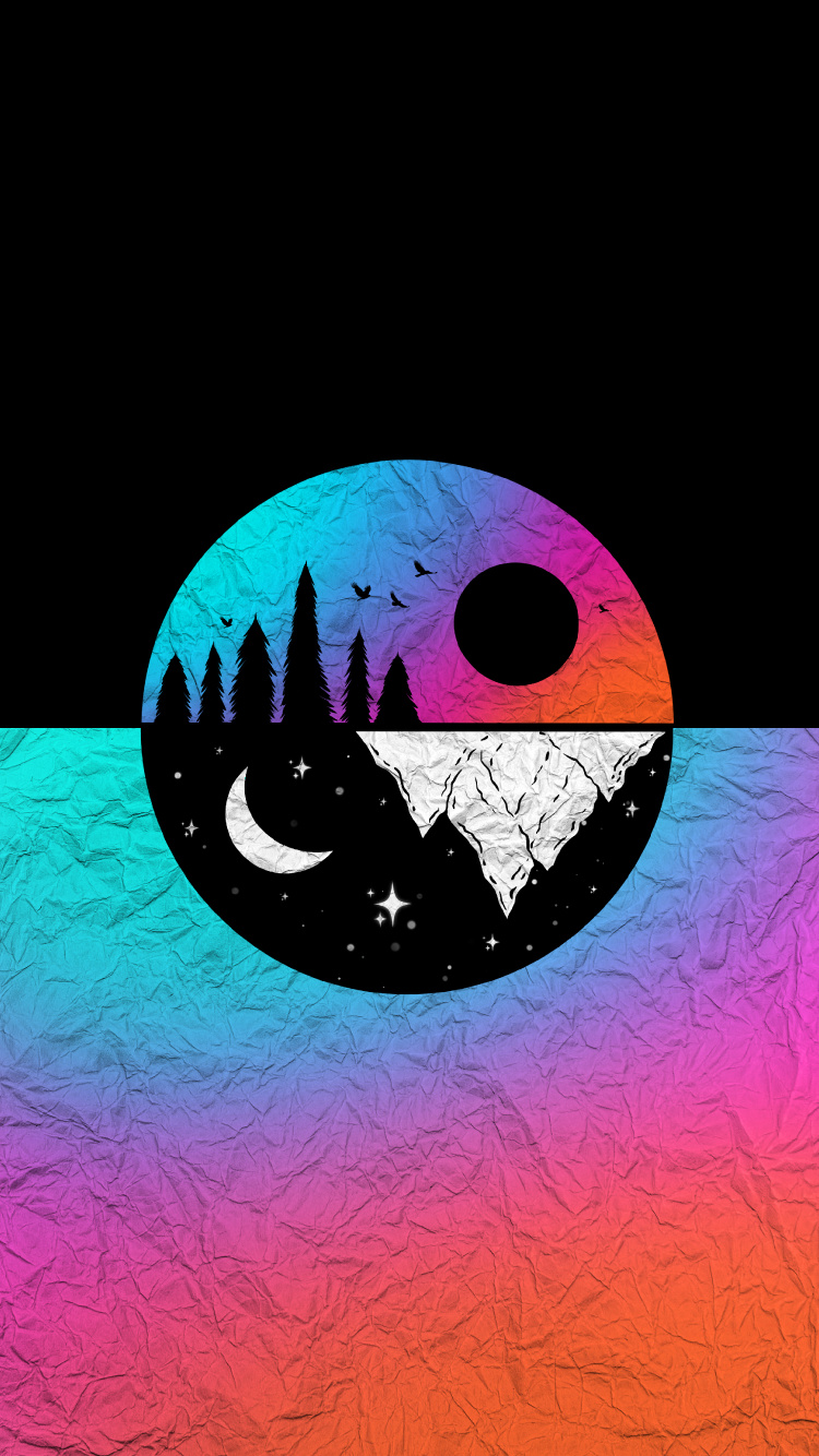 Обои графический дизайн, рисование, глаз, живопись, арт в разрешении 750x1334