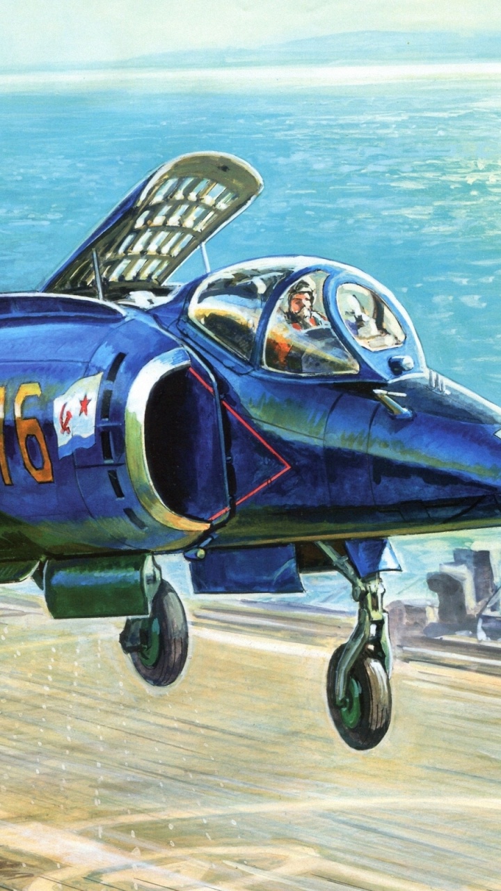 Обои Як 38, Яковлев Як-38, самолеты, Яковлев, реактивный самолет в разрешении 720x1280