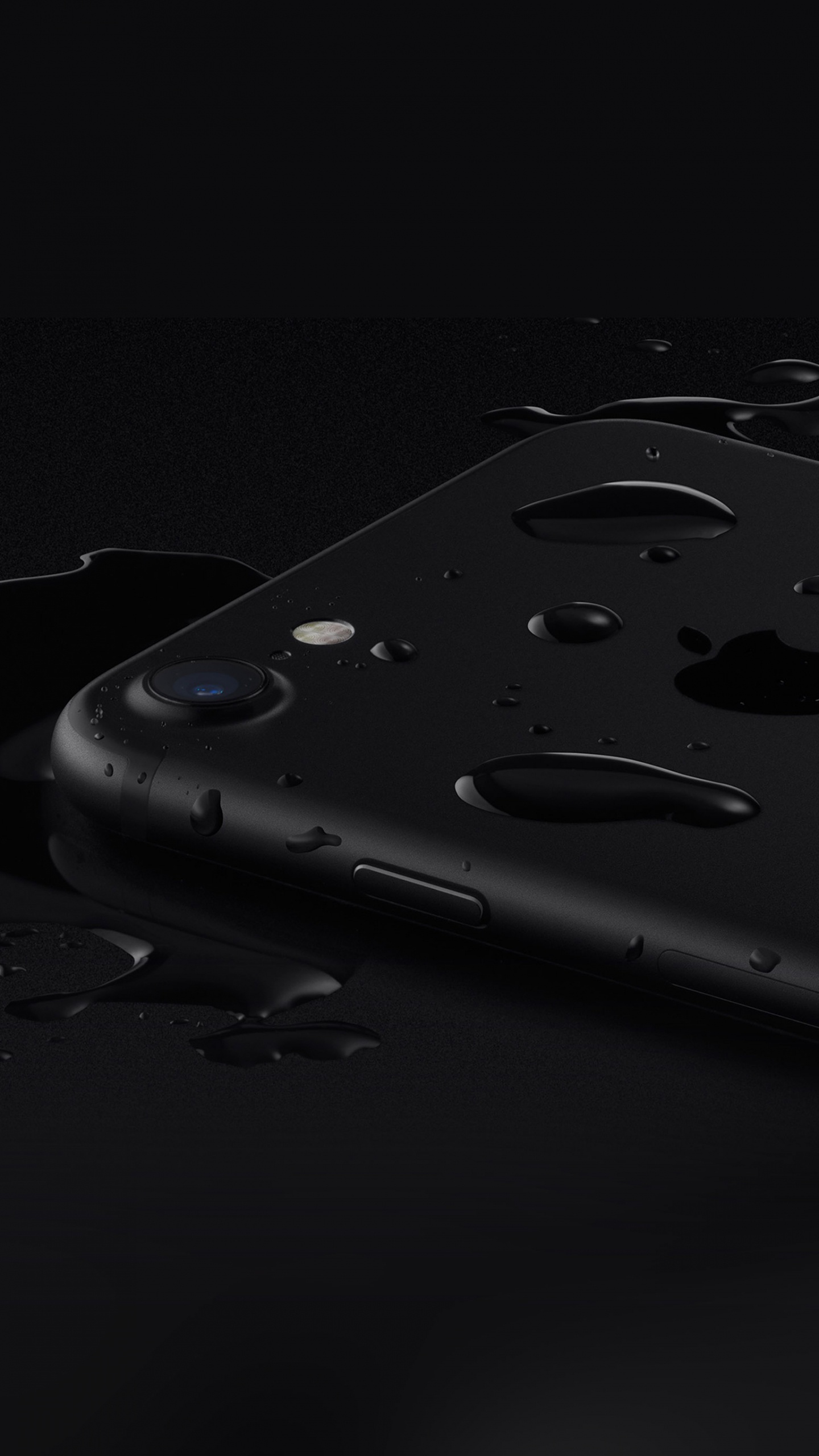 Обои падение, черный, небо, водостойкий, apple в разрешении 1440x2560