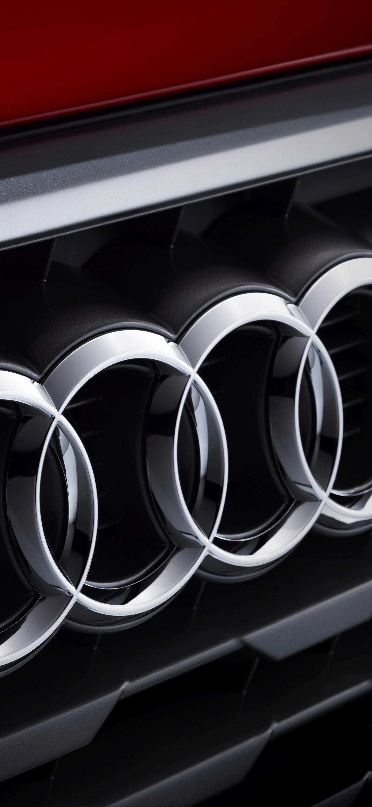 Обои audi, концерн Volkswagen, авто, решетка, автомобильный экстерьер в разрешении 1242x2688