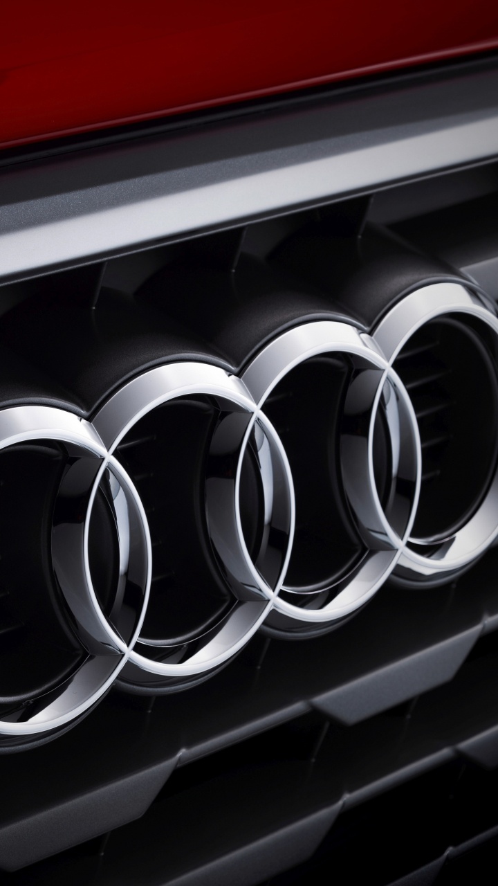 Обои audi, концерн Volkswagen, авто, решетка, автомобильный экстерьер в разрешении 720x1280