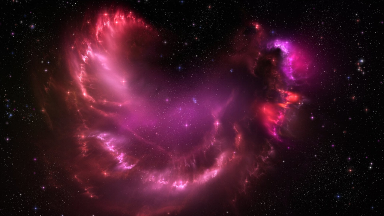 Обои туманность, космическое пространство, астрономический объект, космос, звезда в разрешении 1280x720