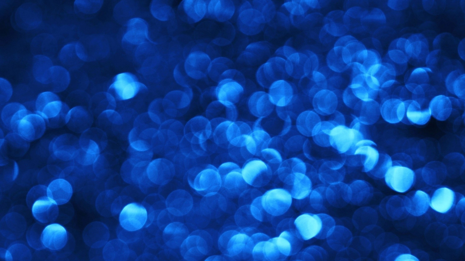 Обои боке, синий, свет, электрик, лазурный в разрешении 1920x1080