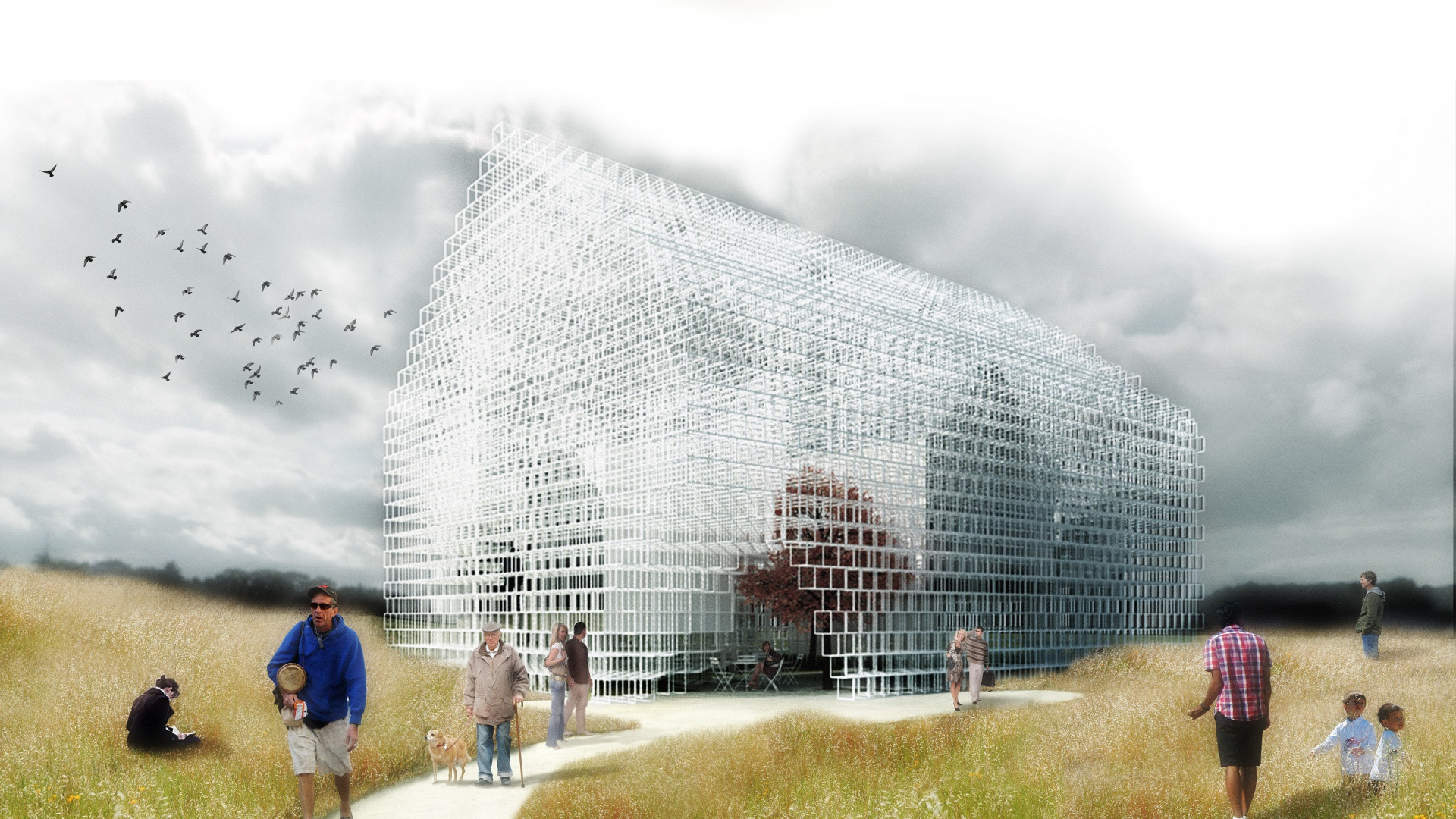 Обои архитектура, Pink Floyd, Сайт ArchDaily, дизайн, дерево в разрешении 1920x1080